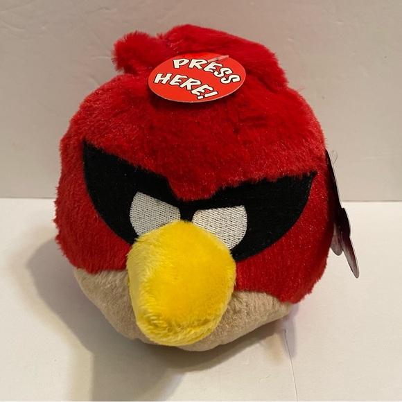 Angry Birds Space Red the Bird 6" Plush ,NO Sound!Commonwealth ,New With Tag! - Picture 1 of 5